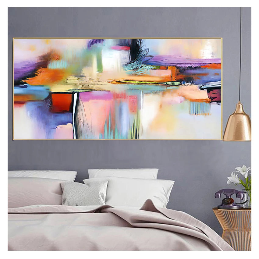 Abstract Canvas Wall Art Print | Modern Living Room Decor
