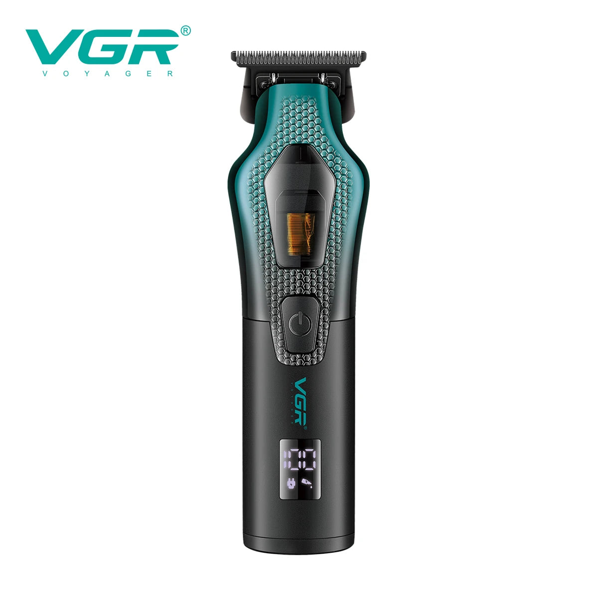 VGR electric hair clipper men's oil head carving electric push gradually changing color metal body 11000 RPM hair clipper V-997 Peaceful Pleasures Health and Wellness