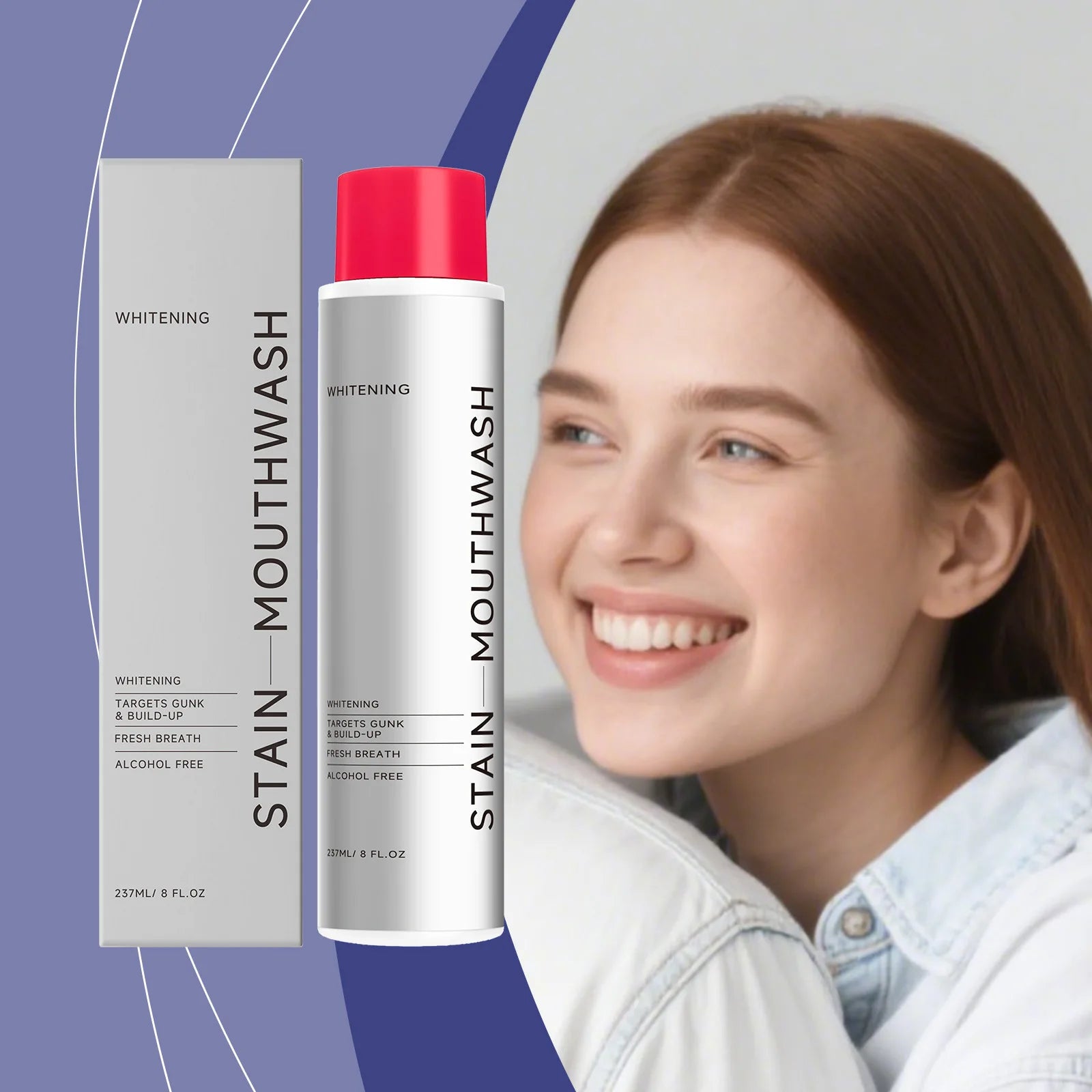 Instantly Fresh Mouthwash Fast Eliminate Oral Odor Clean Mouth Dirt Protect Oral Health Gentle Non-Irritating Menthol Mouthwash Peaceful Pleasures Health and Wellness