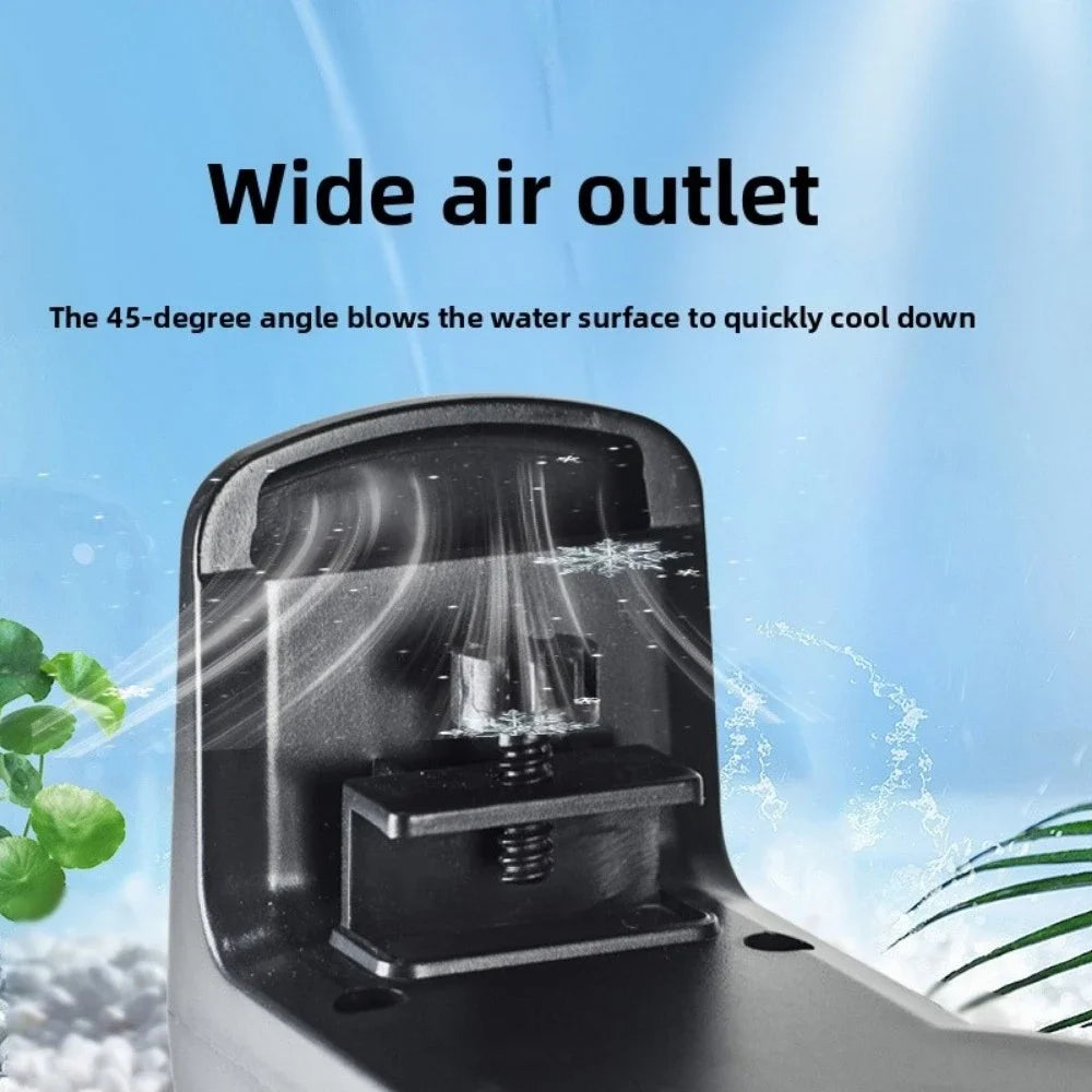 Mini USB Aquarium Cooling Fan 5V 3W with Speed Regulation, Powerful Heat Dissipation for Fish Tank Shrimp Grass Tank, Quiet Peaceful Pleasures Health and Wellness