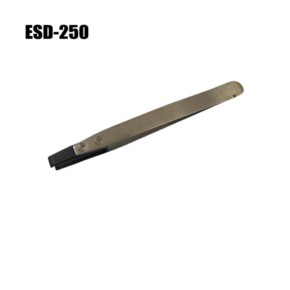 ESD Anti-static Tweezers 116- Industrial Replaceable Carbon Fiber