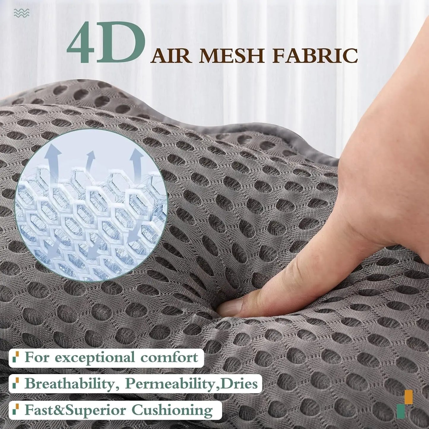 Ergonomic Luxury Bathtub Pillow – Head, Neck, Shoulder & Back Support, 6 Suction Cups Peaceful Pleasures Health and Wellness