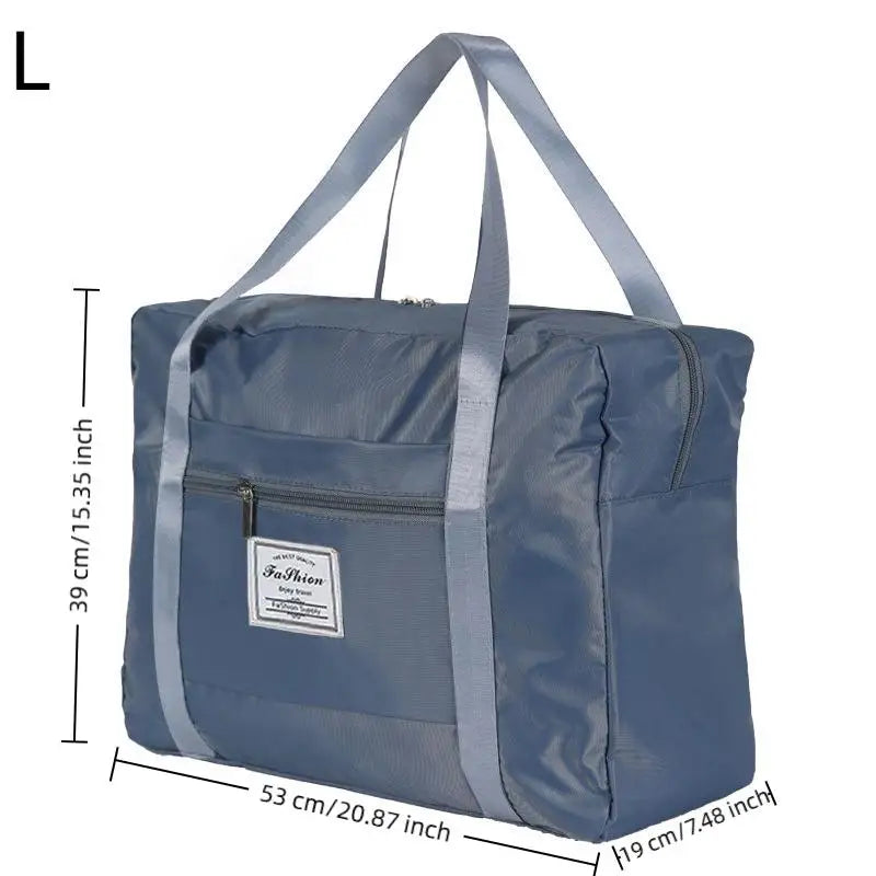 Large Foldable Travel Duffel Bag – Nylon Shoulder & Luggage Bag