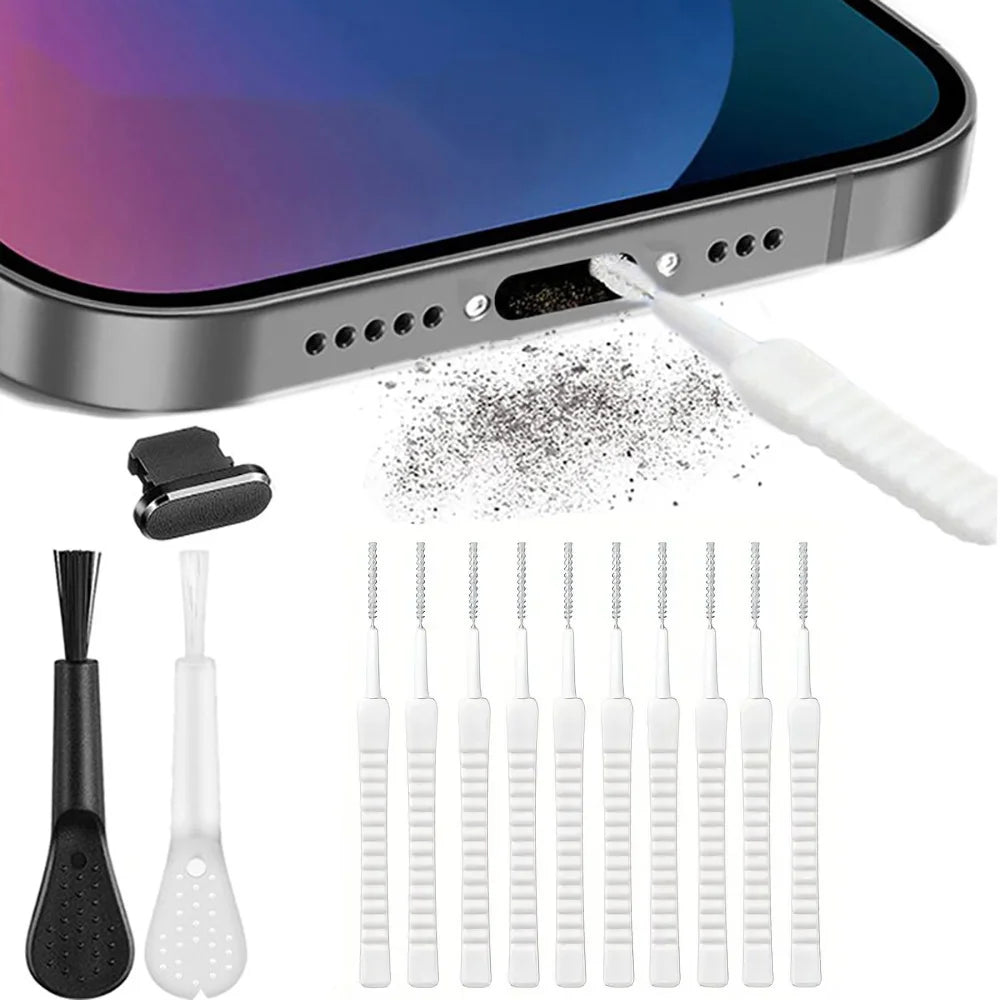 13-in-1 Phone Charging Port Dust Plug & Cleaning Kit