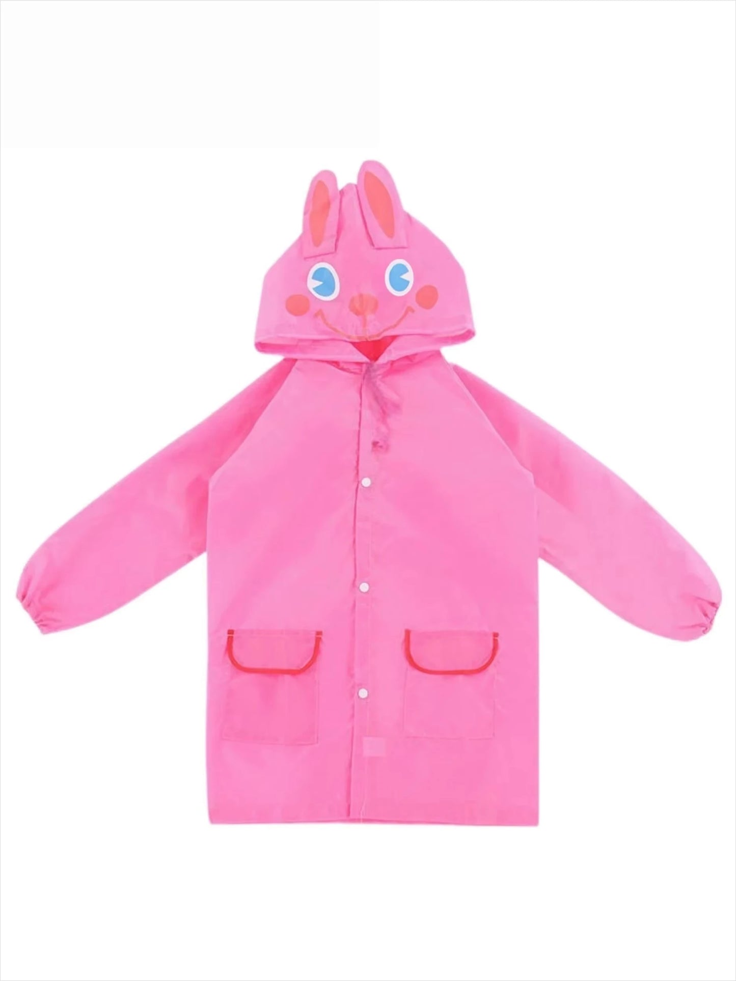 Kids Cartoon Animal Raincoat | Waterproof Rain Jacket Ages 4–6