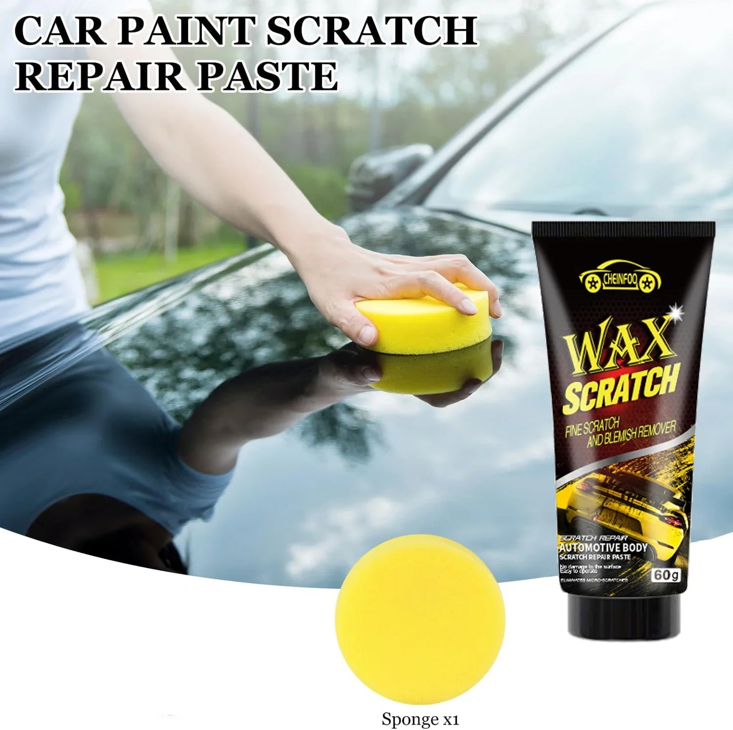 CHEINFOO Car Scratch Repair Wax | Polish & Auto Detailing