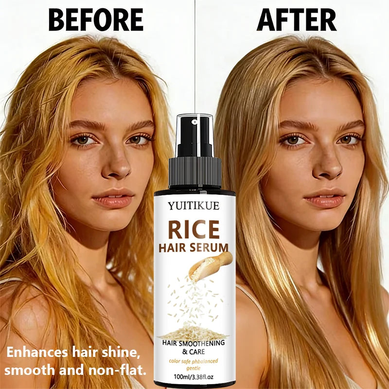 YUITIKUE Rice Water Hair Serum Spray – Nourish & Strengthen Hair Serum Spray Peaceful Pleasures Health and Wellness