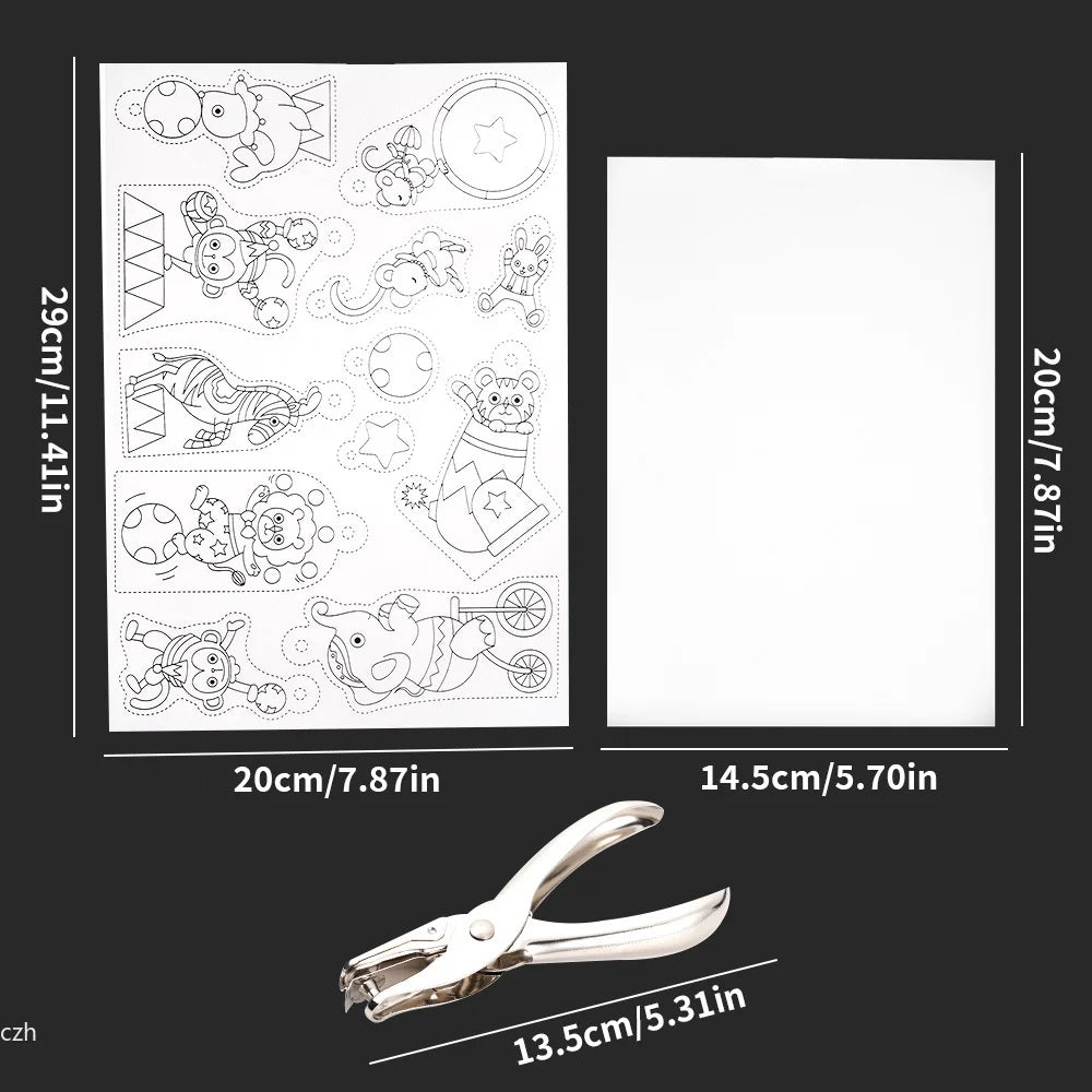 Heat Shrink Plastic Sheets Kit – DIY Keychains & Craft Ornaments