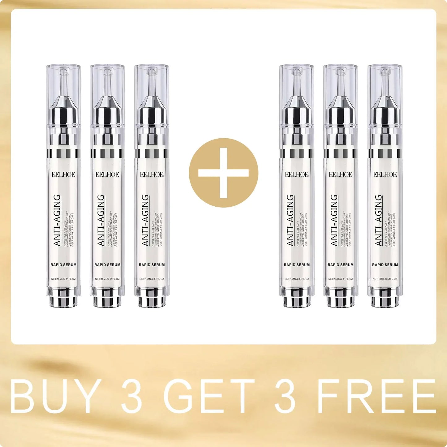 EELHOE Collagen Facial Serum – Firming & Hydrating, 15ml Peaceful Pleasures Health and Wellness Buy 3 for 3 Free