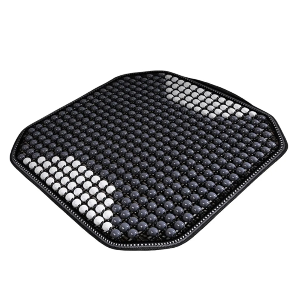 Wooden Beads Seat Cushion | Breathable Cooling Chair Pad