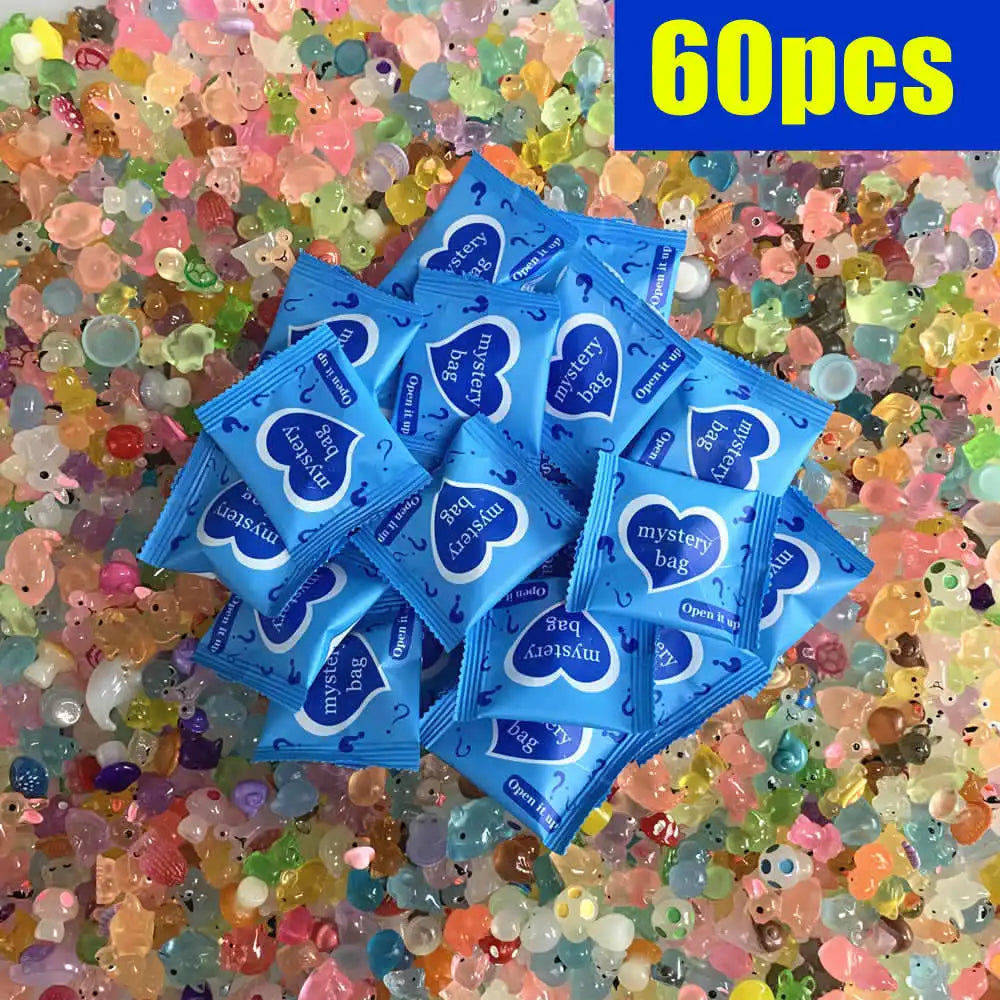 Luminous Animal Mushroom Blind Bag Figurines | Fairy Garden Decor