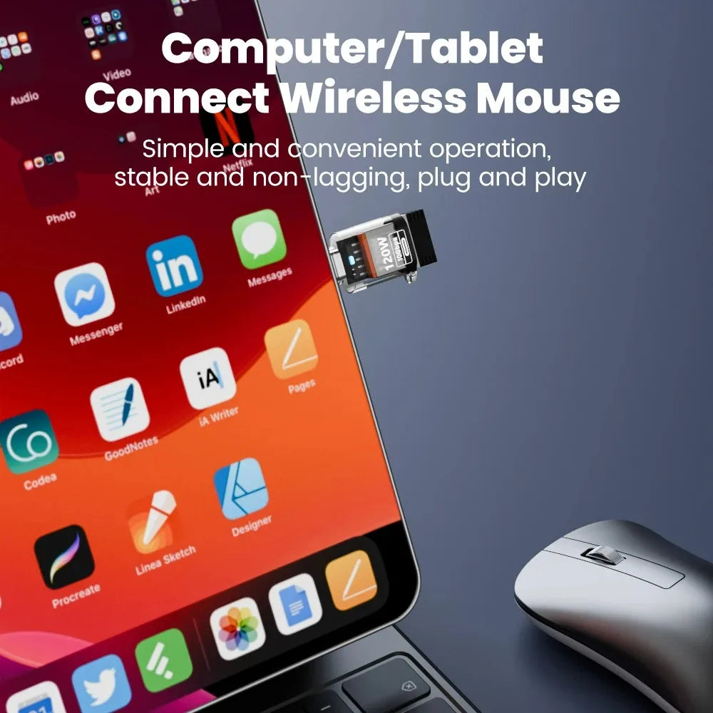 USB-C to USB-A OTG Adapter 120W Fast Charging USB 3.2 10Gbps