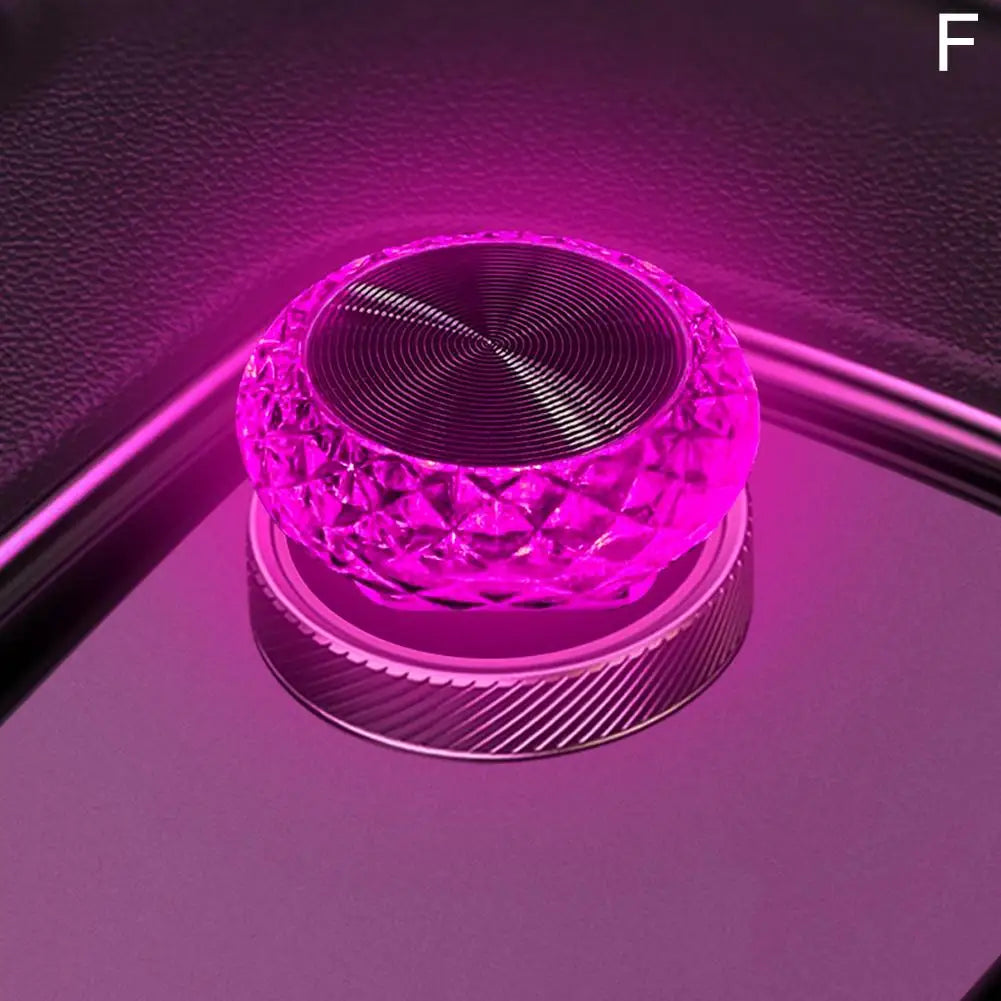 Car USB Ambient Lights Portable Mini LED Atmosphere Lamps Interior Decorative lights for car and Computer, Environment Lighting Peaceful Pleasures Health and Wellness pink