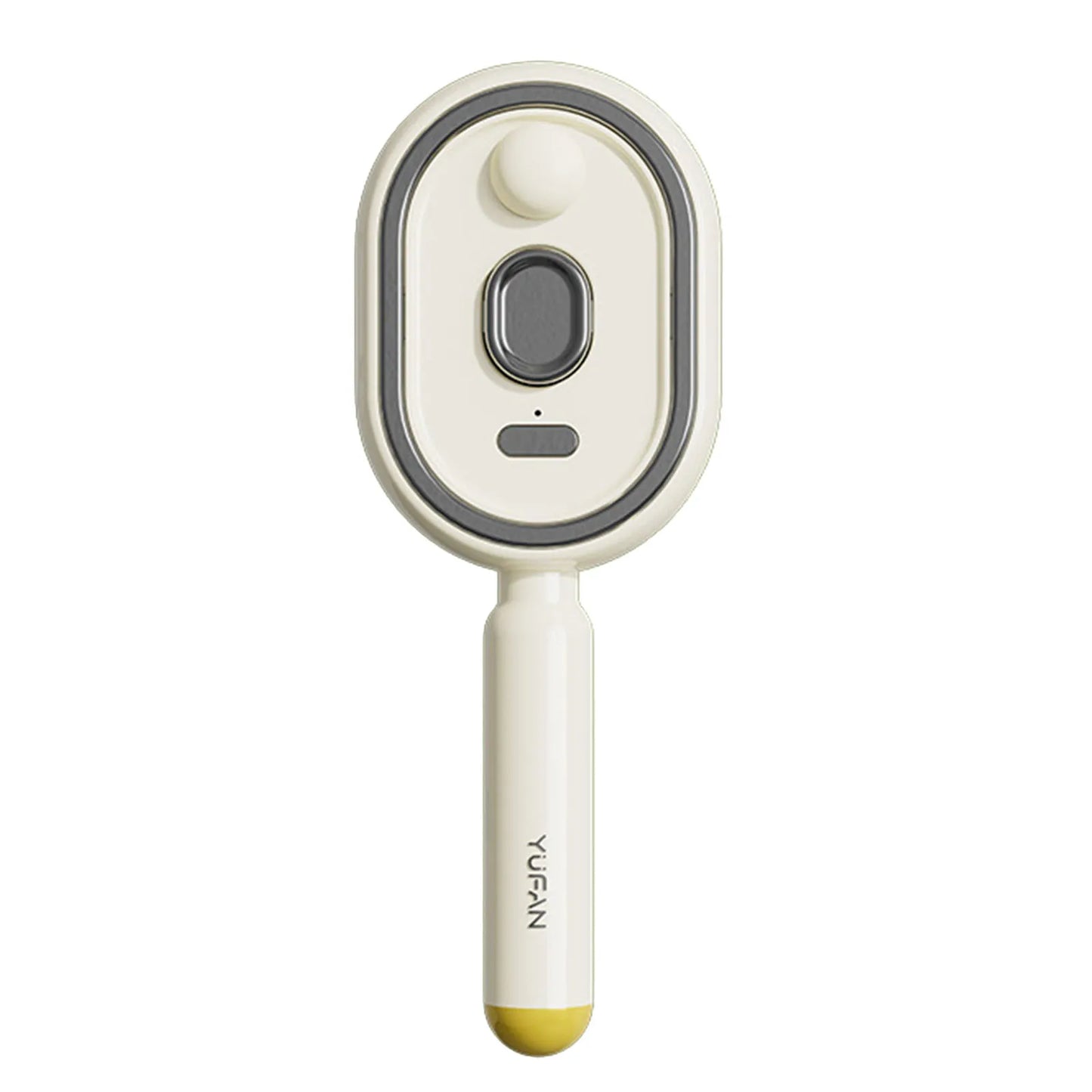 Electric Steam Brush with Water Spray Wet Electrics Hairbrush USB-C Charging for Detangling Smoothing Styling & Frizz Control Peaceful Pleasures Health and Wellness Ivory