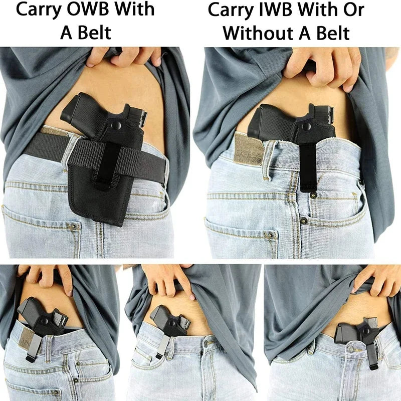 Universal OWB IWB Concealed Carry Holster | Glock & S&W M&P
