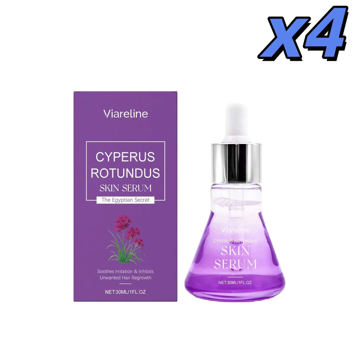Cyperus Rotundus Hair Growth Inhibitor Serum | Viareline 30ml