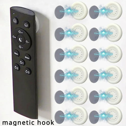 Magnetic Wall Hooks Set – Key & Picture Frame Hanger (2–12 Pc) Magnetic Wall Hooks Peaceful Pleasures Health and Wellness