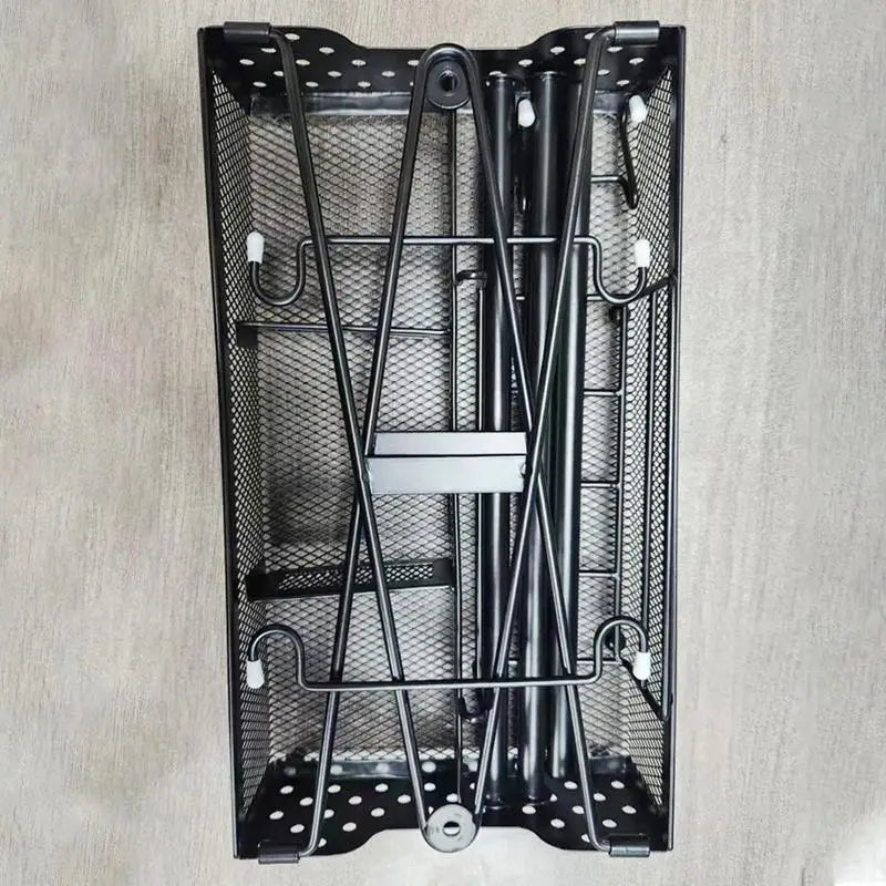 BBQ Caddy For Outdoor Picnic Condiment Organizer Basket Barbecue Tool Caddy Camping Must-Haves Storage Caddy For Camping Park Peaceful Pleasures Health and Wellness