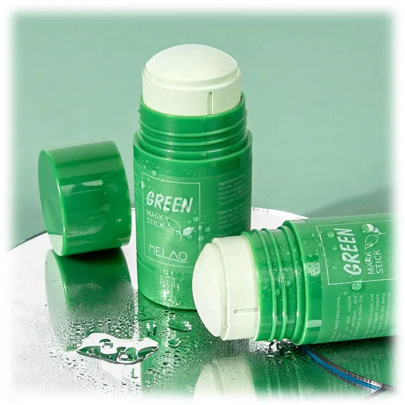 MELAO Green Tea Detox Clay Mask Stick – Purifying Mud Mask