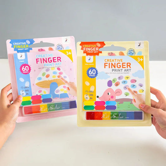 Creative Kids Finger Painting Portable Graffiti Coloring Doodle Toy Peaceful Pleasures Health and Wellness
