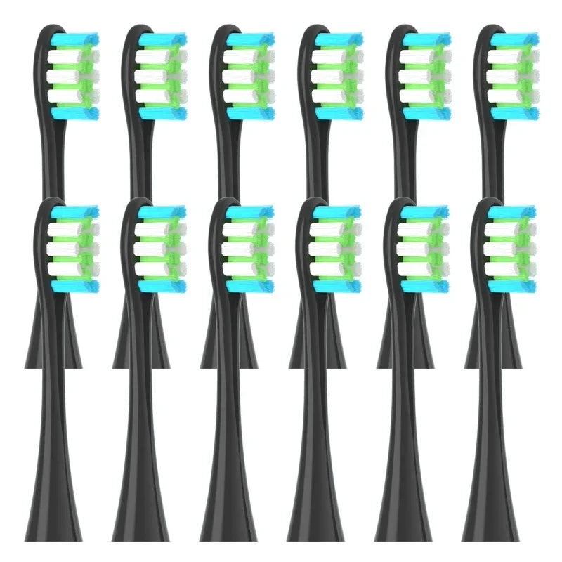 12-Pack Replacement Brush Heads for Oclean X Z1 F1 | Soft DuPont