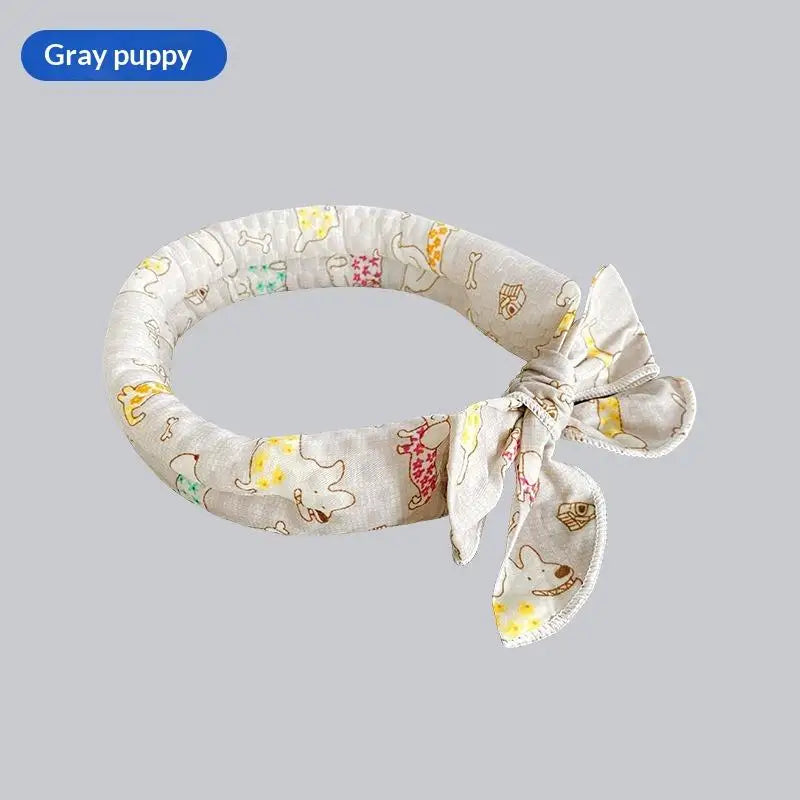 Dog Cooling Bib – Reusable Breathable Adjustable Pet Collar
