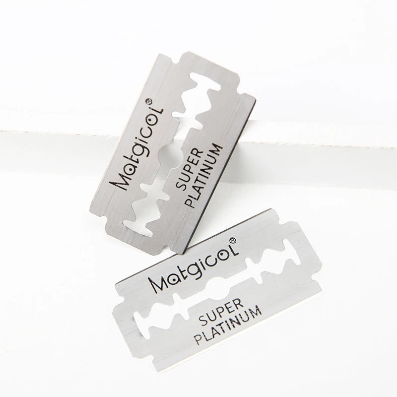 100-Pack Stainless Steel Double Edge Safety Razor Blades