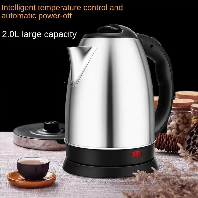 URGGU 2L Stainless Steel Electric Kettle | Coffee & Tea Boiler