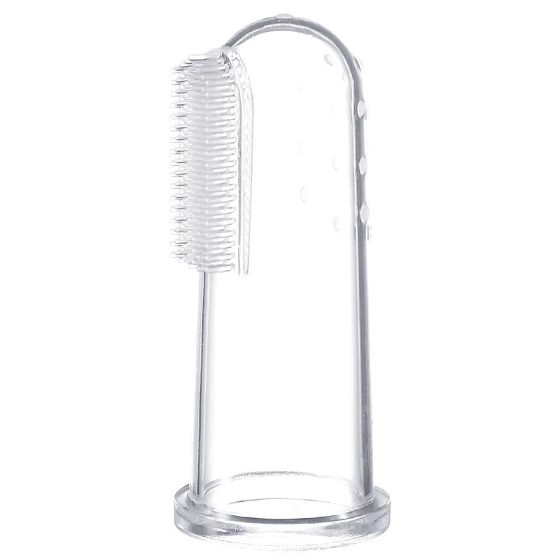 Silicone Pet Finger Toothbrush for Dogs & Cats – Soft Dental