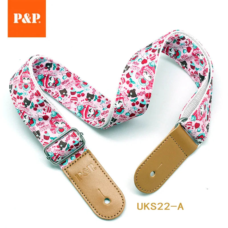 Ukulele Strap Small Fresh Cartoon Musical Instrument Accessories