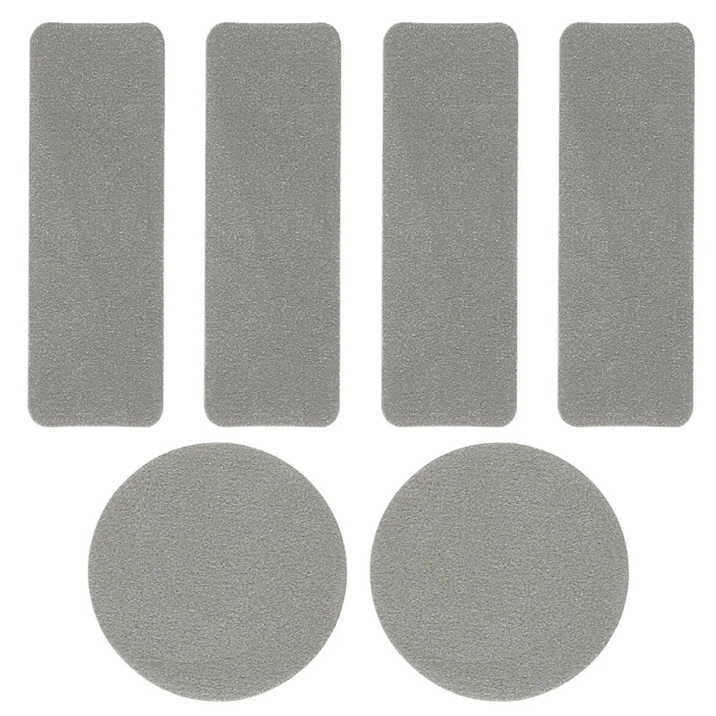 6pcs Inside Shoe Repair Patches Multi Color Inside Hole Repair Shoe Patches for Most Types of Shoes Peaceful Pleasures Health and Wellness Light Gray