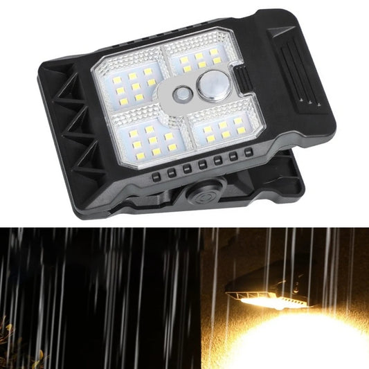 Portable LED Solar Clamp Light Outdoor Waterproof Garden Camping Peaceful Pleasures Health and Wellness