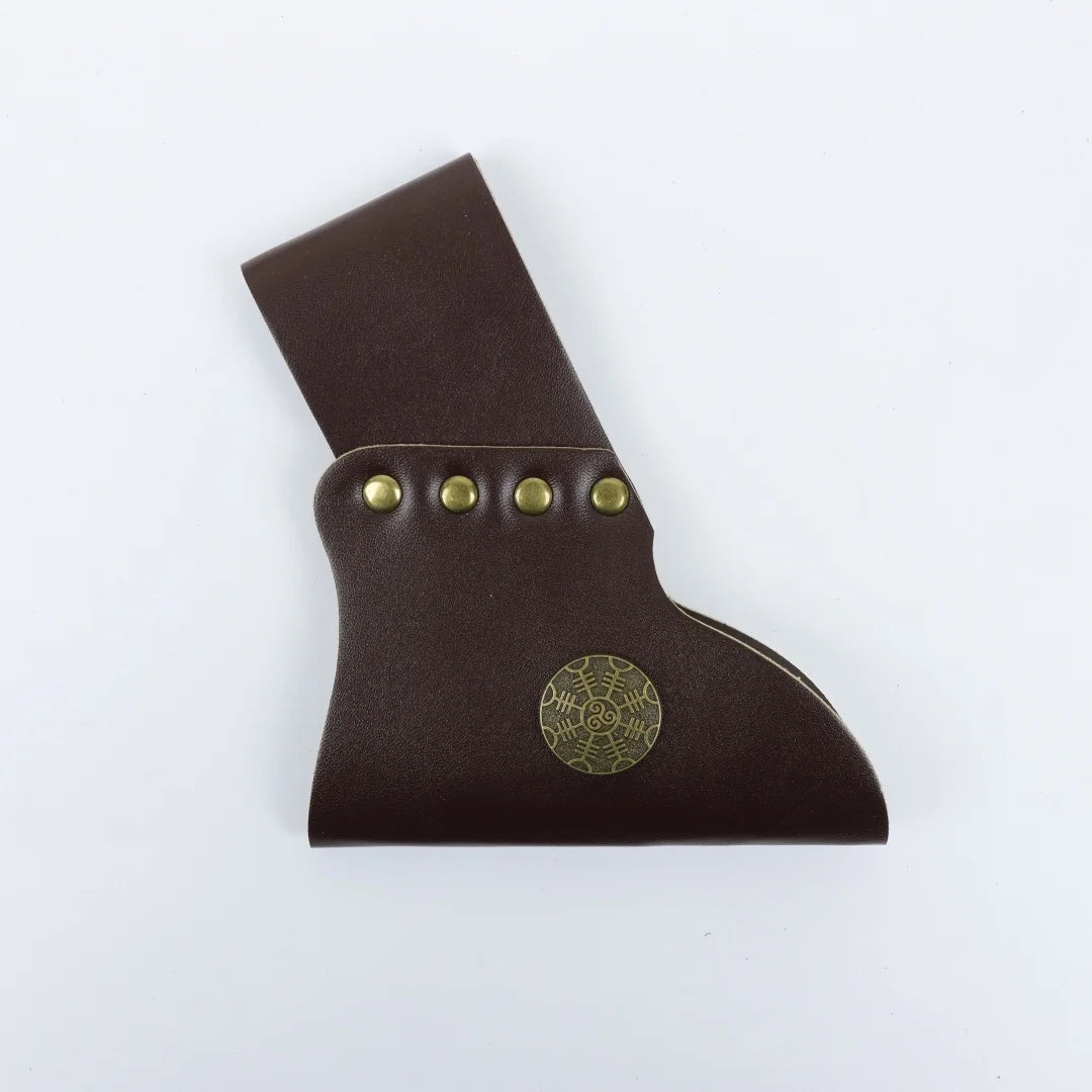 Medieval Rivet Leather Waist Sash Sword Holster Vintage Belt Dagger