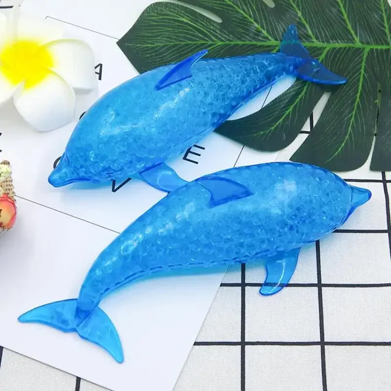 Shark & Dolphin Squish Stress Ball – Stretchy Fidget Toy