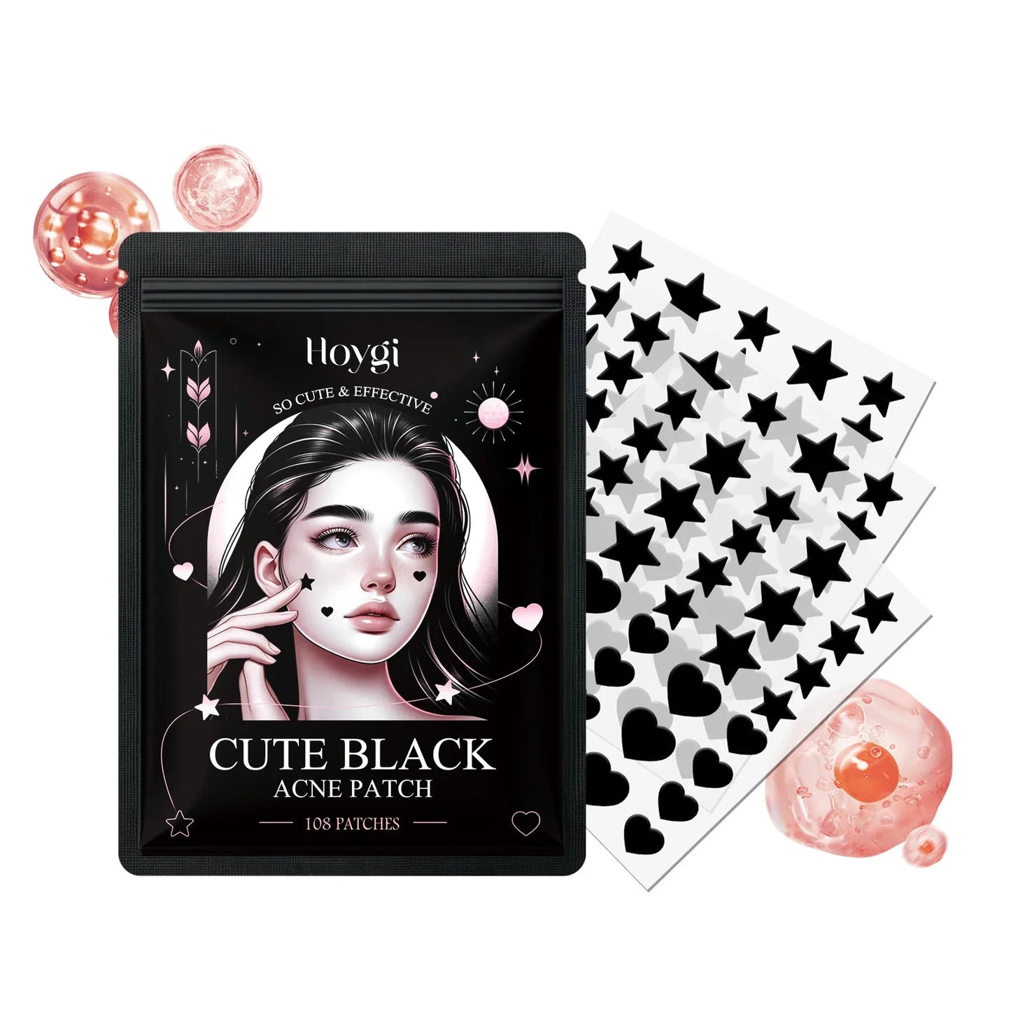 Hoygi Black Acne Patches – Spots, Blackheads & Skin Tone