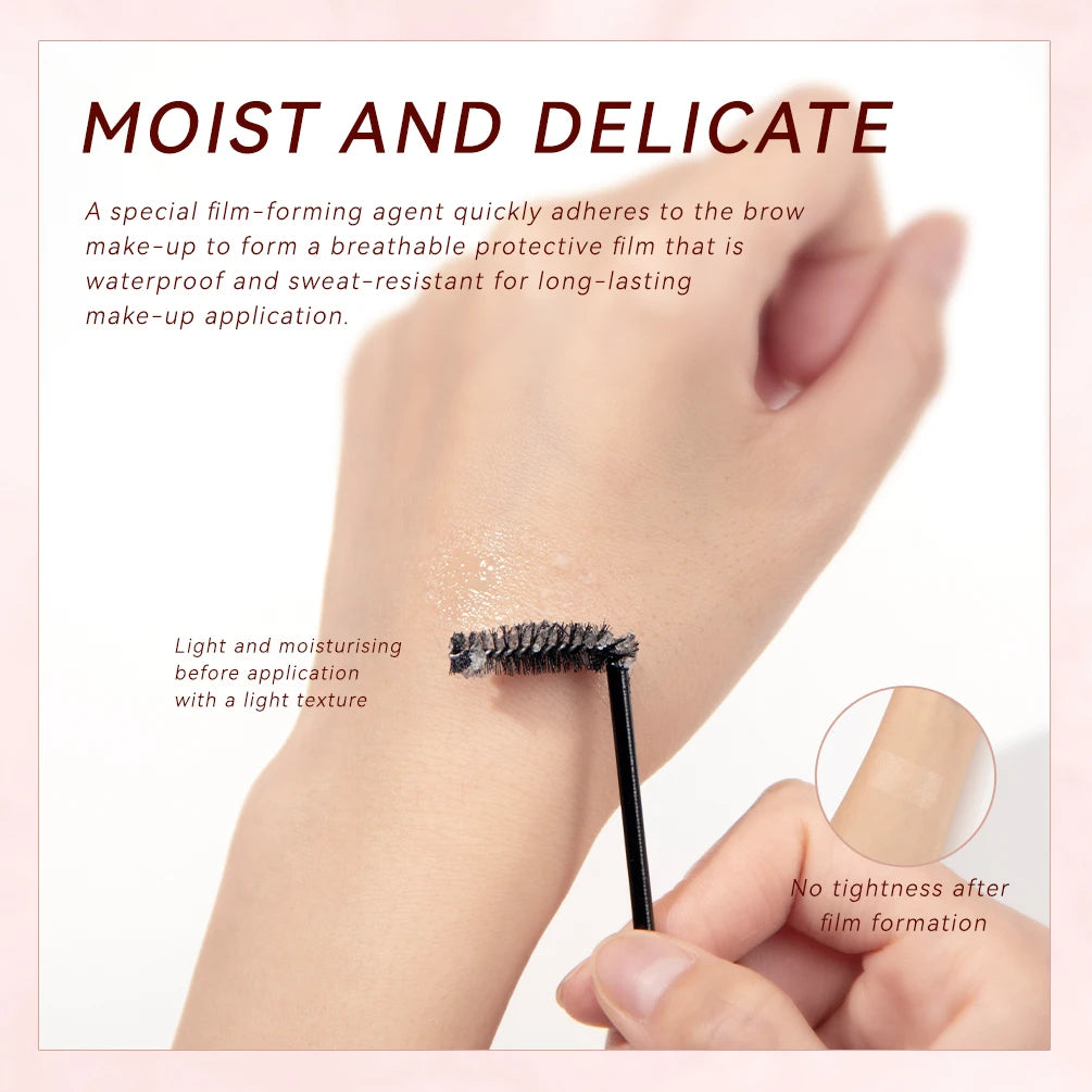 QIBEST Transparent Pomade Eyebrow Styling Soap Brows Gel Wax Fixer With Brush For Women Eyebrow Cosmetics Make Up Eyebrow Gel Peaceful Pleasures Health and Wellness