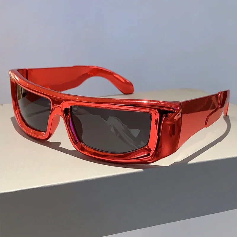 WINFUL Y2K Wrap Sunglasses UV400 | Men & Women Rectangle