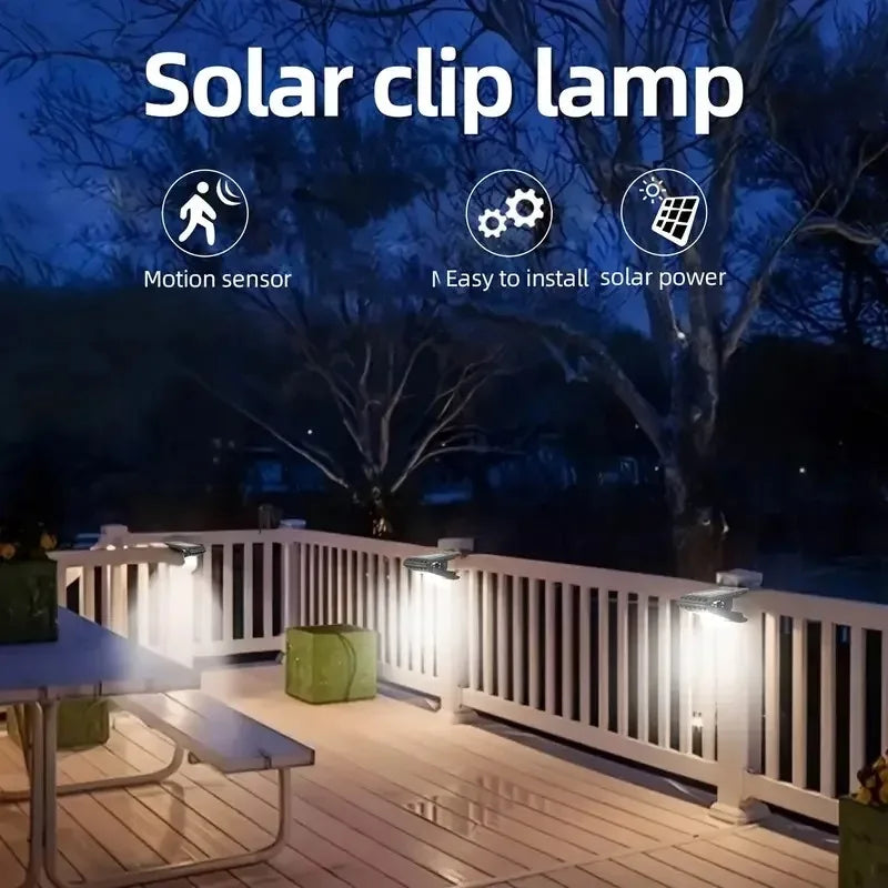 Solar Motion Sensor Clip-On Garden Lights | Outdoor LED