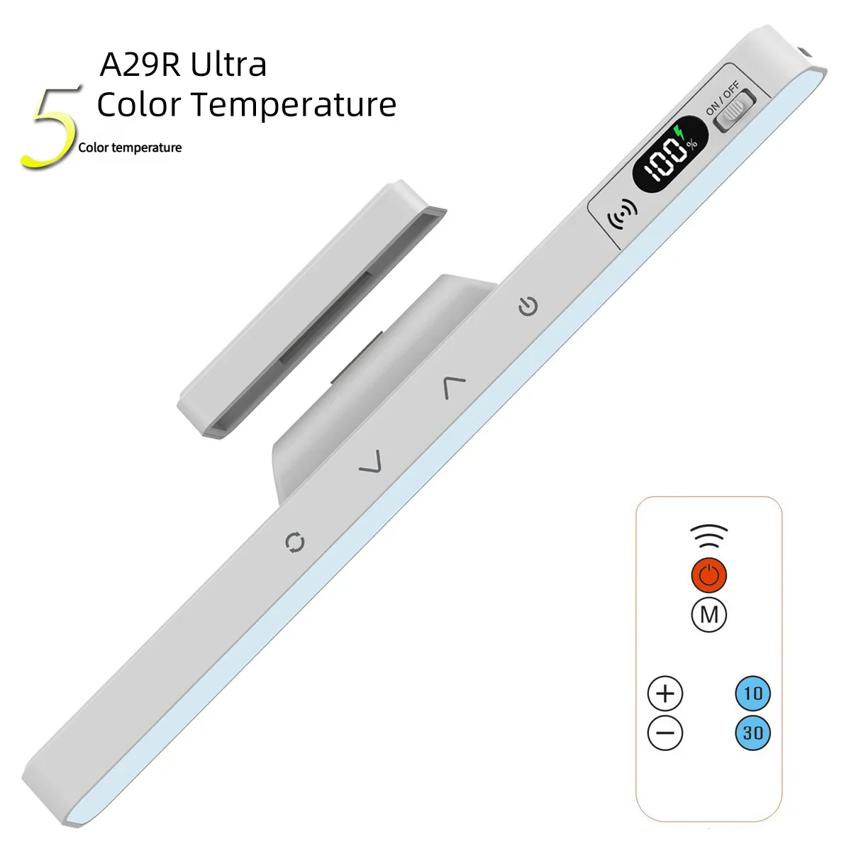 Magnetic Rechargeable LED Desk Lamp – Touch & Remote Night Light