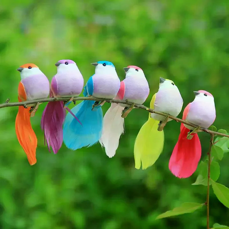 3D Artificial Foam Feather Birds – Party & Wedding Decor
