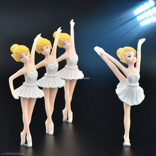 Miniature DIY Doll House Ornament Micro Landscape Garden Ornament Girls Figurines Ballerina Girls Micro Landscape Dancing Girl Peaceful Pleasures Health and Wellness