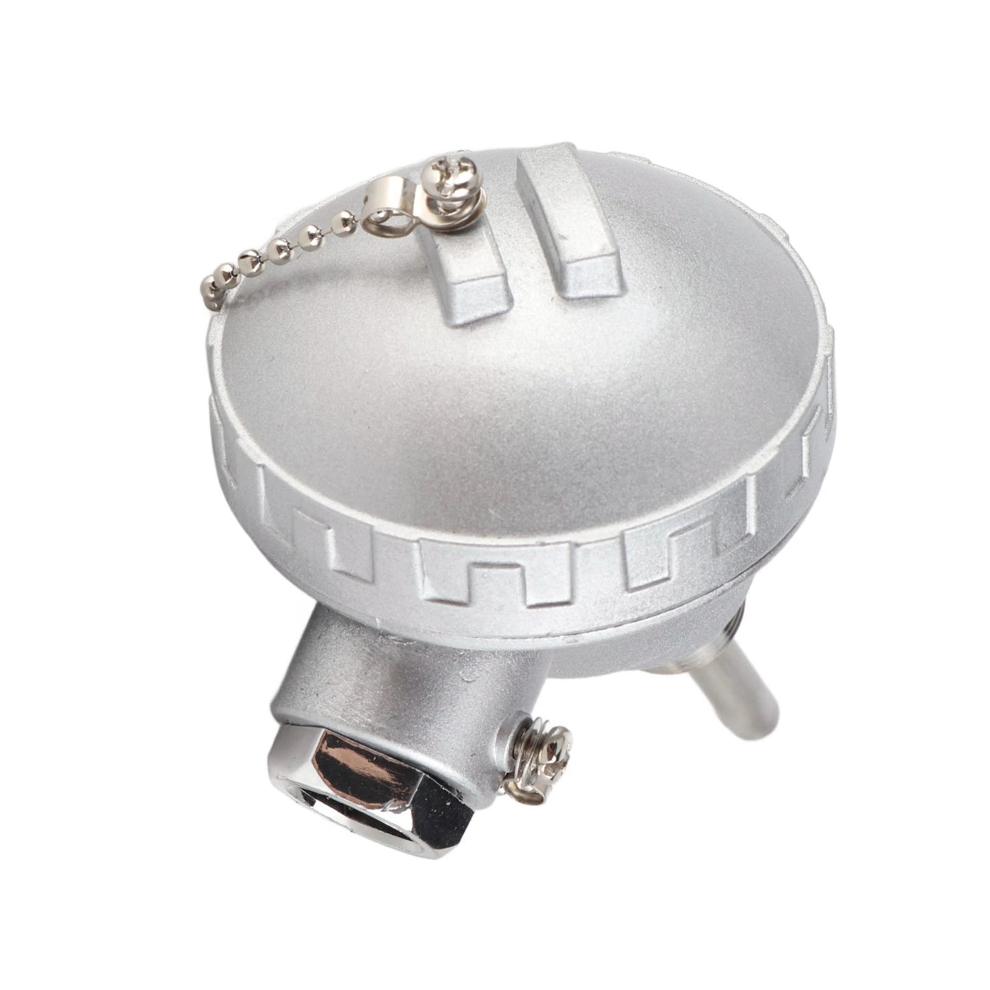 Temperature Sensor Simple PT1/2'' Thread Thermocouple Terminal Head Efficient for Temperature Controllers for Industry Peaceful Pleasures Health and Wellness