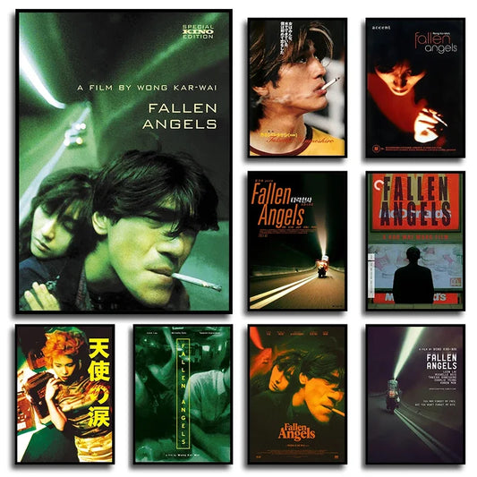 Fallen Angels Canvas Poster – Wong Kar-Wai Retro Movie Wall Art Movie Canvas Poster Peaceful Pleasures Health and Wellness