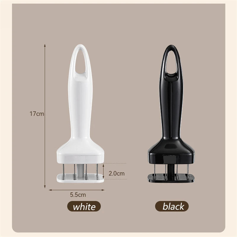 24 Blades Needle Meat Tenderizer Stainless Steel Knife Meat Beaf Steak Mallet Meat Tenderizer Hammer Pounder Cooking Tools Peaceful Pleasures Health and Wellness