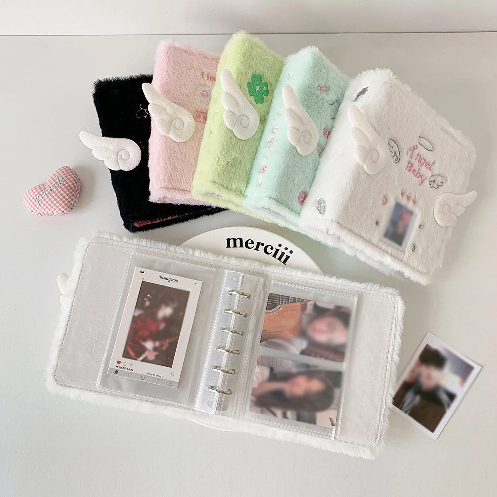 Beautiful Little Angel Loose Leaf Album A7 Plush 3-inch Polaroid