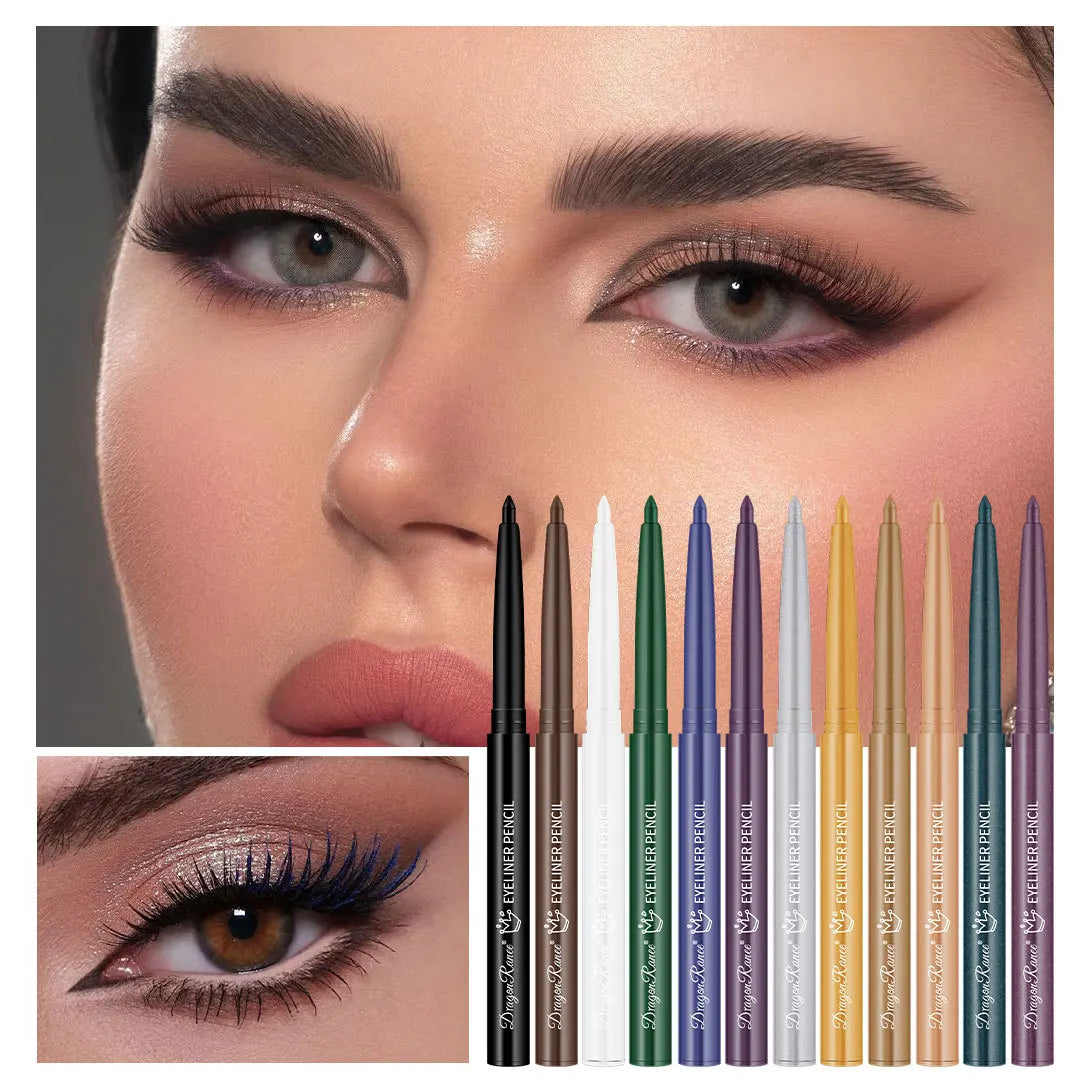 Dragon Ranee Waterproof Gel Eyeliner Pencil – Matte & Shimmer