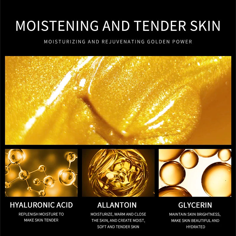 BIOAOUA 24K Gold Face Mask – Anti-Aging Moisturizing Sheet Mask
