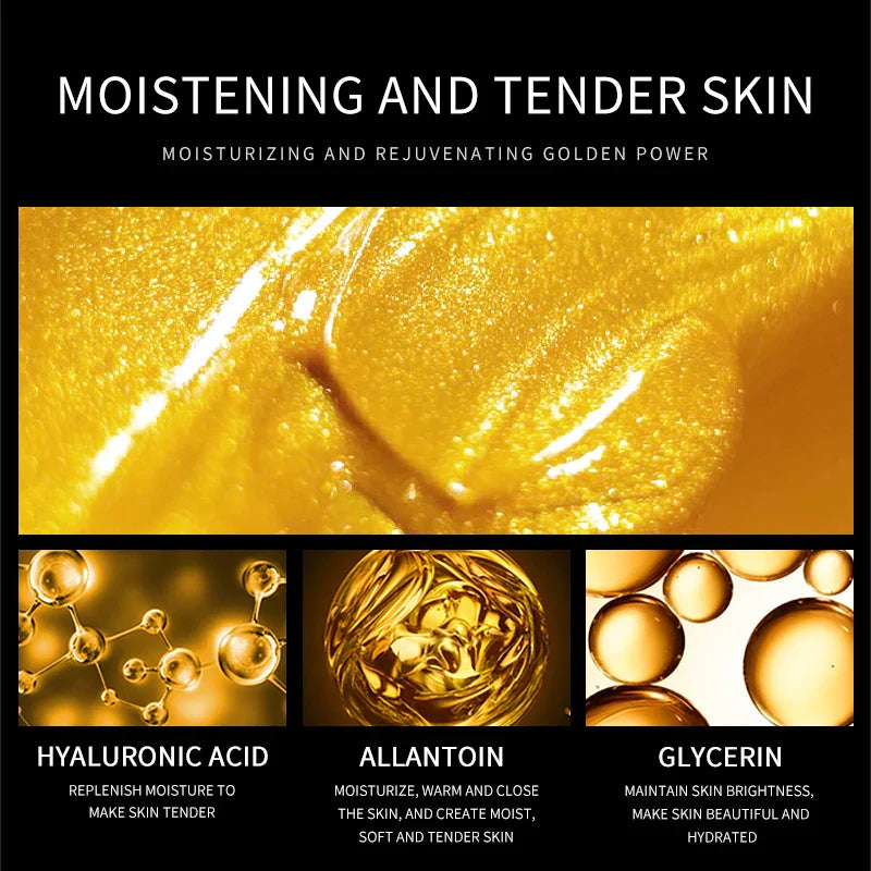 BIOAOUA 24K Gold Face Mask – Anti-Aging Hydrating Sheet Mask