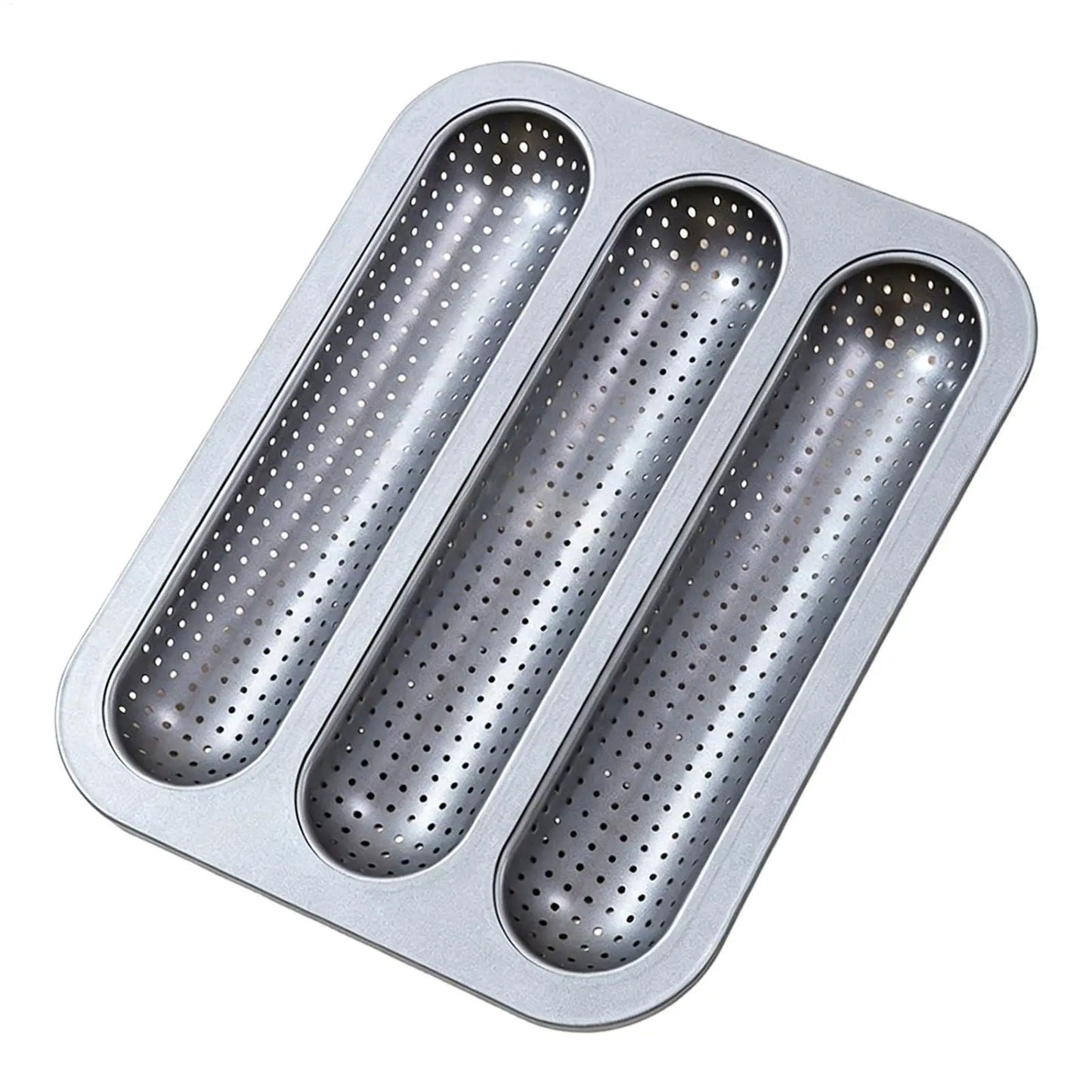Non-Stick Carbon Steel Baguette & Bread Loaf Baking Pan