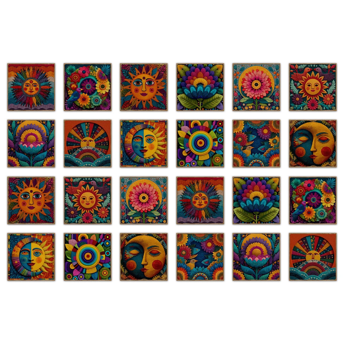 24 pieces European style flower tiles wall stickers Self-adhesive kitchen bathroom decorative ceramic tiles stickers glossy crys Peaceful Pleasures Health and Wellness NHZ67 10X10cm 24PCS
